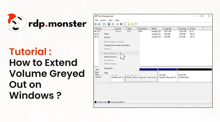 How to Fix "Extend Volume Greyed Out" in Windows – Step-by-Step Guide
