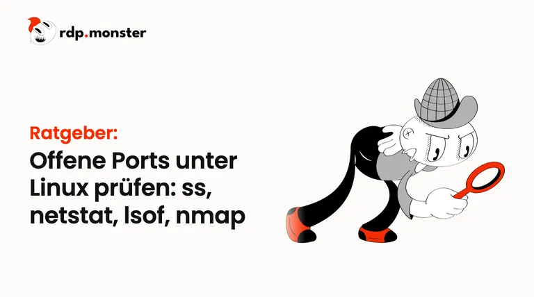 Offene Ports unter Linux prüfen: ss, netstat, lsof, nmap