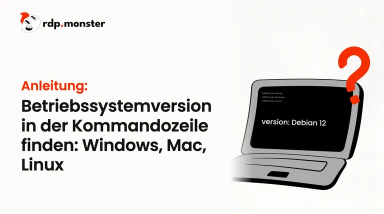 Betriebssystemversion in der Kommandozeile finden: Windows, Mac, Linux