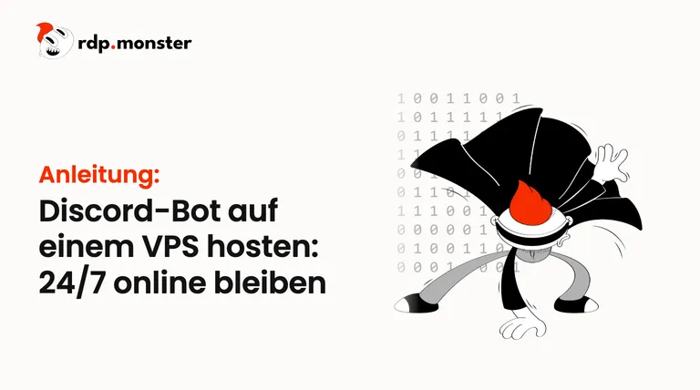 Discord-Bot auf einem VPS hosten: 24/7 online bleiben