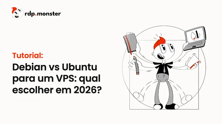 Debian vs Ubuntu para um VPS: qual escolher em 2026?